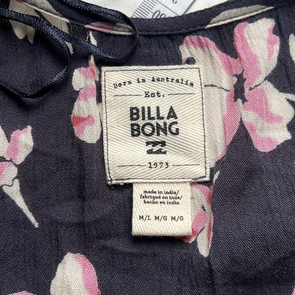 Billabong Salty Shoreline Kimono in Ink Size M/L - Picture 9 of 11